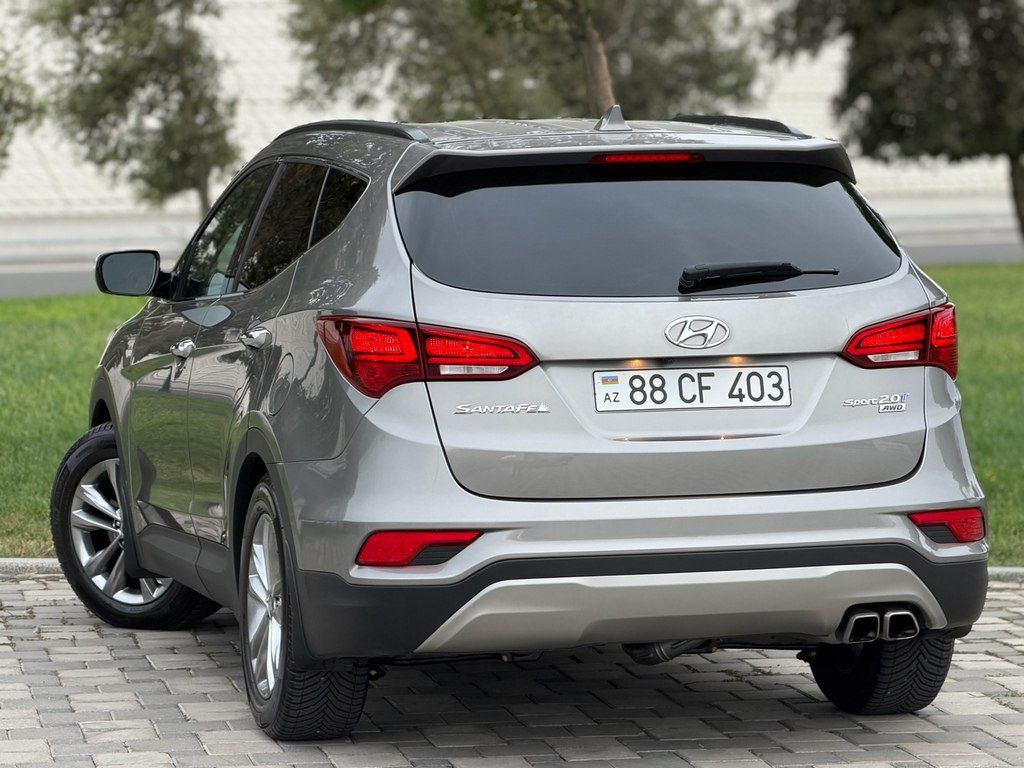 Hyundai Santa Fe, 2.0 L, 2018 il, 35 000 km — Avtomobillər, Bakı (10)