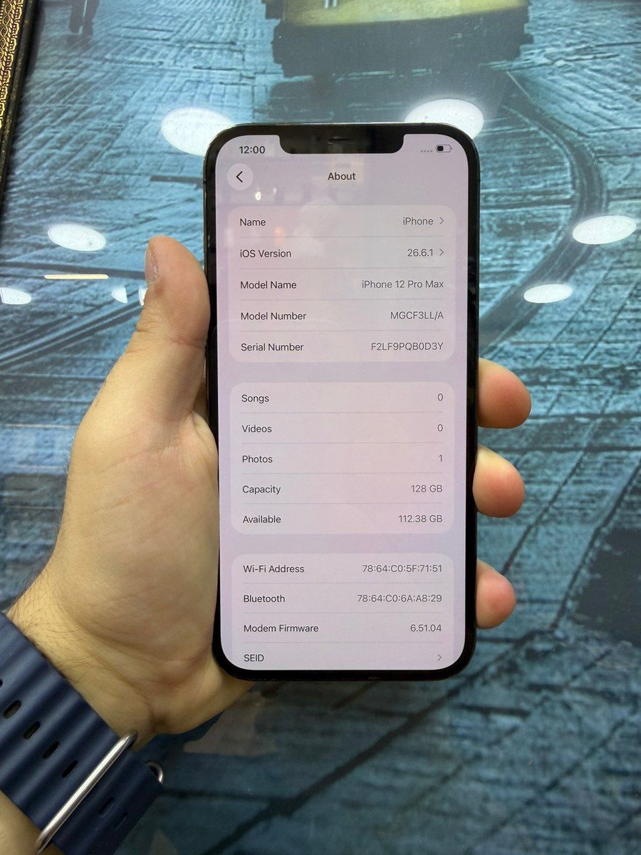 Apple iPhone 12 Pro Max Graphite 128GB/6GB — Smartfonlar, Bakı (2)