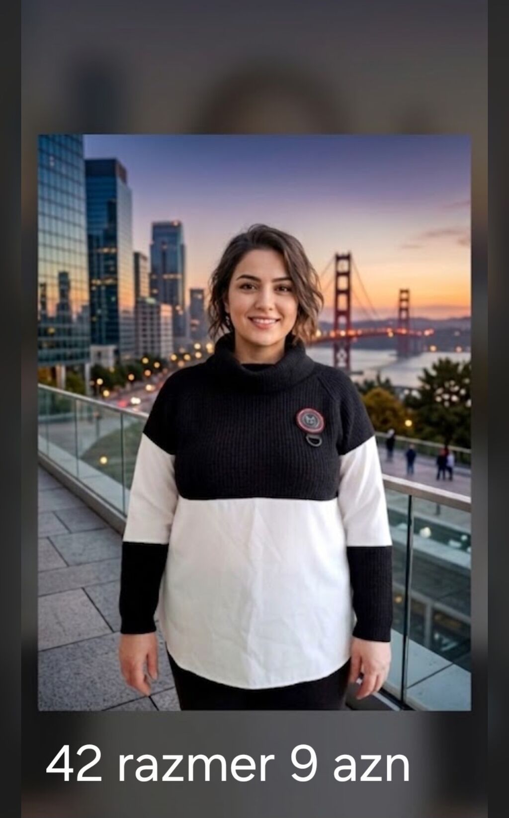 Qadınlar üçün qara kürk jilet. Uzun model, qat-qat tüklü/saçaqlı — Şəxsi əşyalar, Bakı (2)