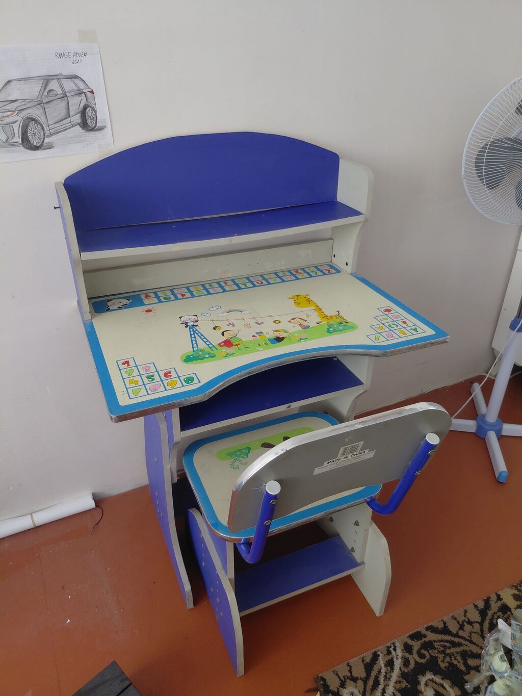 Uşaq üçün masa və stul dəsti Uşaq üçün yazı masası və stul dəsti yeni — Mebel, Bakı