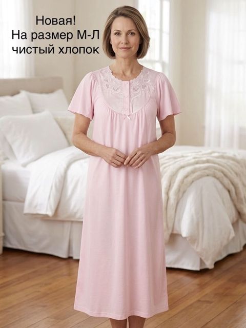 Xanımlar üçün gecə köynəyi - Material: təmiz pambıq (çistıy xlopoк — Bakı