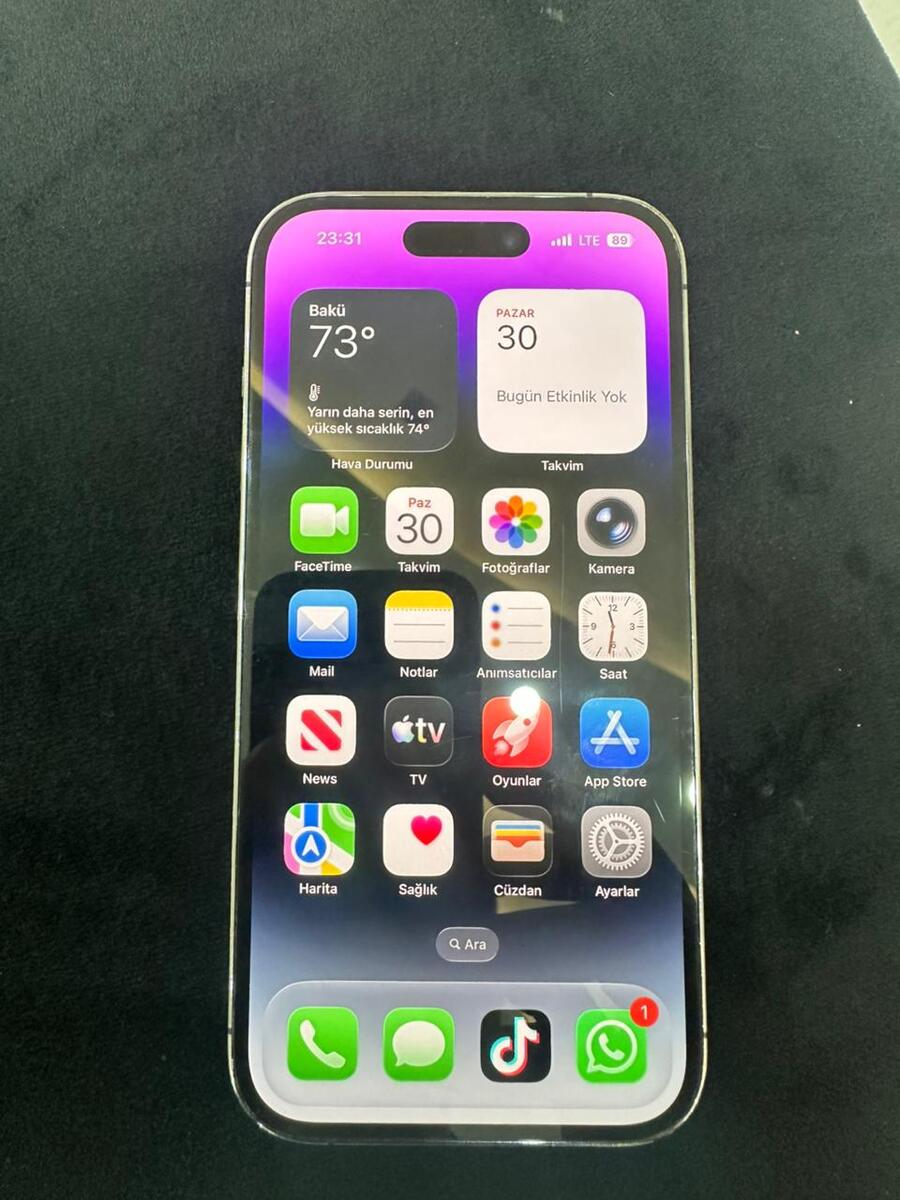 Apple iPhone 14 Pro Deep Purple 256GB/6GB — Smartfonlar, Bakı (3)