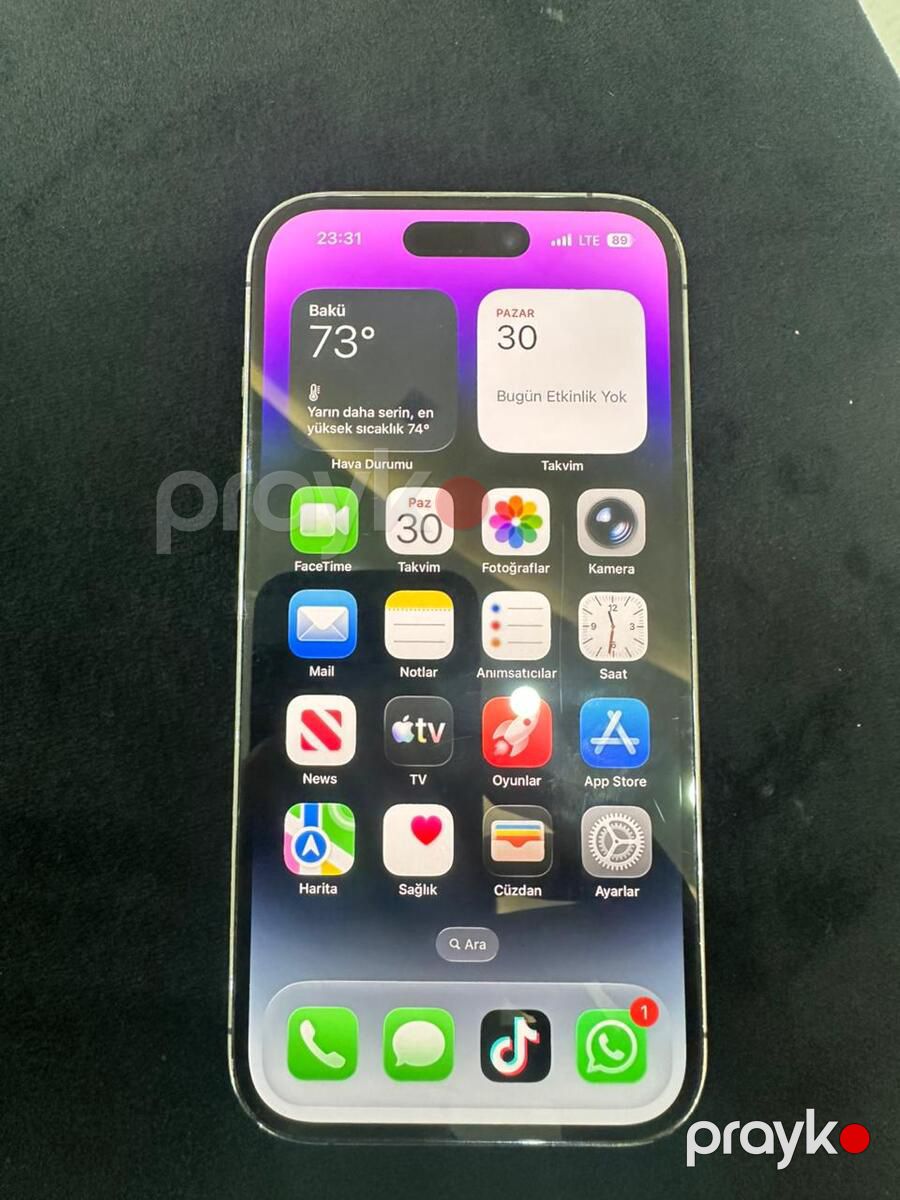 Apple iPhone 14 Pro Deep Purple 256GB/6GB — Smartfonlar, Bakı (3)