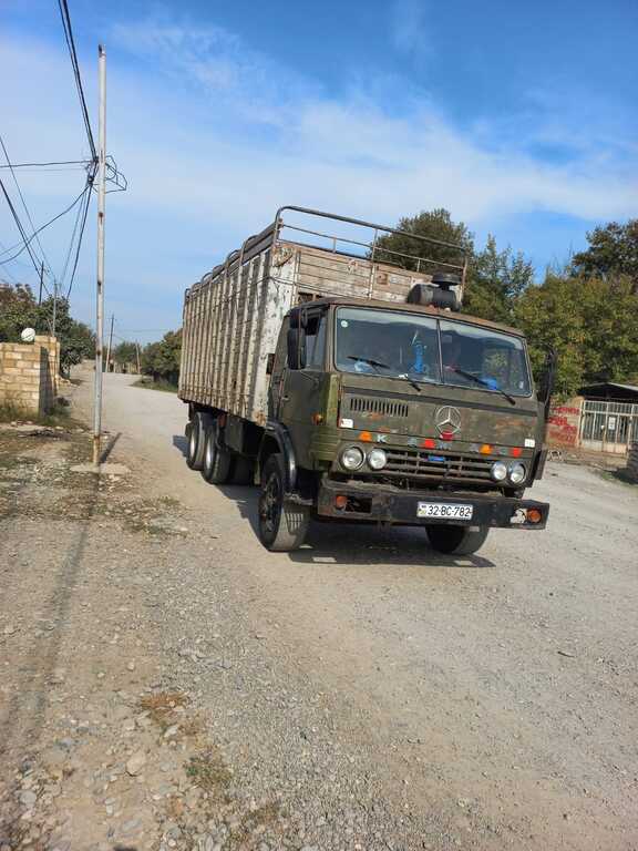 KamAz 53212, 11 L, 1987 il, 486 000 km — Yük maşınları, Bərdə
