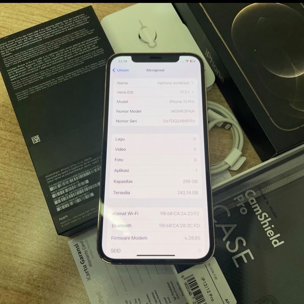 IPhone 12 Pro, 256 GB, Qızılı, Zəmanət, Simsiz şarj, Face ID — Apple iPhone, Digah (6)