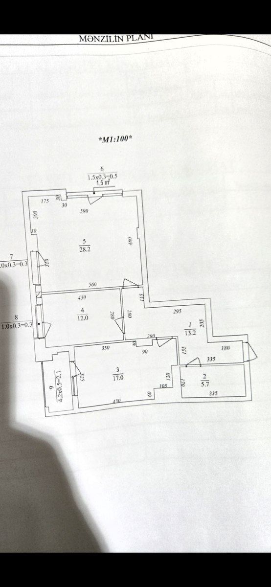 Satılır 2 otaqlı yeni tikili 95 m² — Mənzil, Bakı (5)