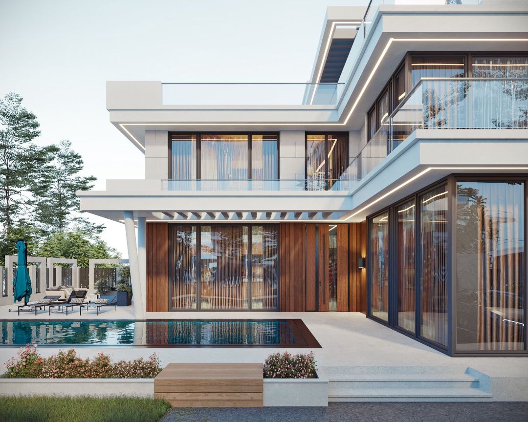 Satılır 6 otaqlı həyət evi/bağ evi 420 m² — Ev, villa, Bakı (3)