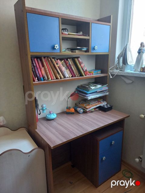 Uşaqlar üçün funksional yazı masası və rəf sistemi - Material: ağac — Xırdalan