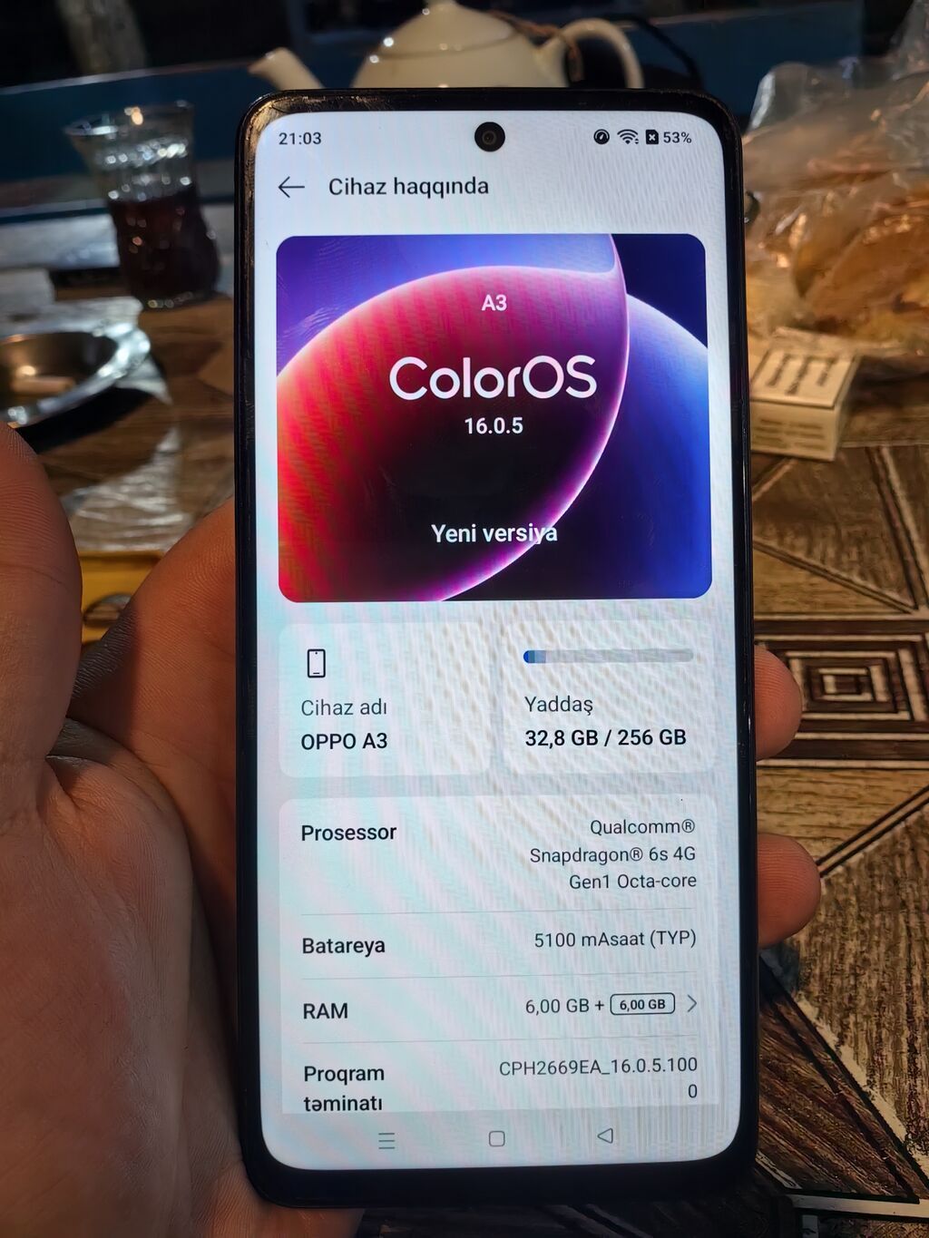 Oppo A3 Pro, 256 GB, rəng - Qara, Sensor — OPPO, Bakı (3)
