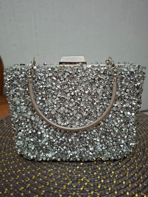 Parıltılı axşam çantası - Model: sərt karkaslı minaudière tipli — Digah
