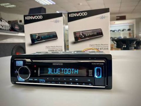 Kenwood KMM-BT408 avtomobil rəqəmsal media qəbuledicisi - 1-DIN ön — Siyəzən