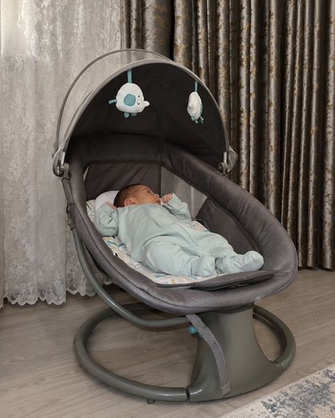 Uşaq yelləncəyi/relaks kreslosu - Ergonomik oval oturacaq forması — Masazır