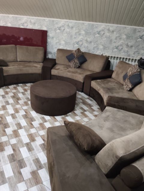 Modul künc divan dəsti – yarımdairəvi dizayn - Dizayn: Yarımdairəvi — Bakı