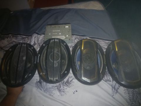 Pioneer avtomobil akustikası dəsti - 4 ədəd oval avtomobil — İsmayıllı