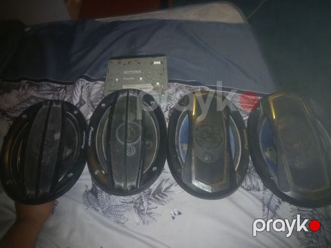 Pioneer avtomobil akustikası dəsti - 4 ədəd oval avtomobil