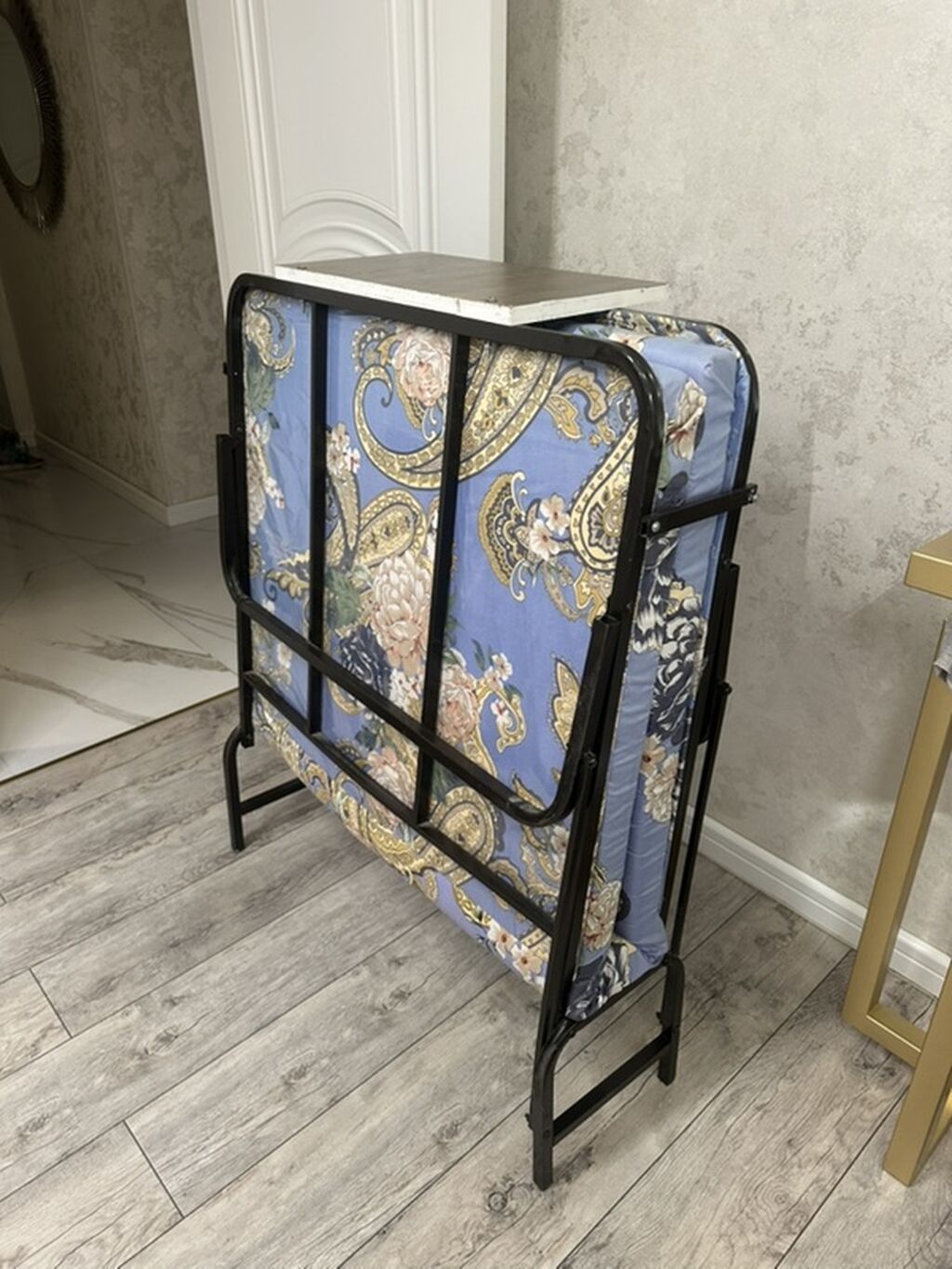 Yığılabilir taxta çarpayı - Model: qatlanan tək nəfərlik çarpayı — Mebel, Bakı (2)