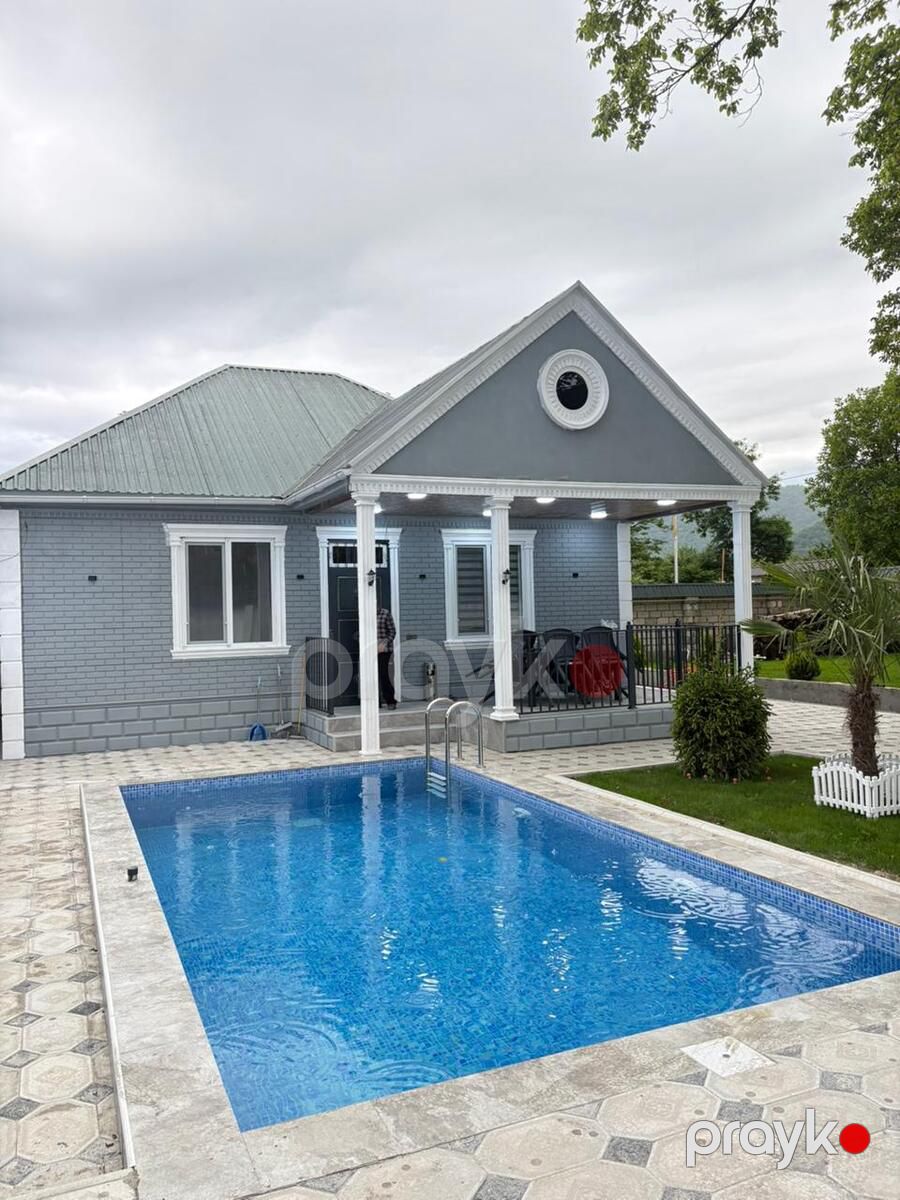 İcarəyə verilir 4 otaqlı həyət evi/bağ evi 80 m² — Ev, villa, Qəbələ (4)