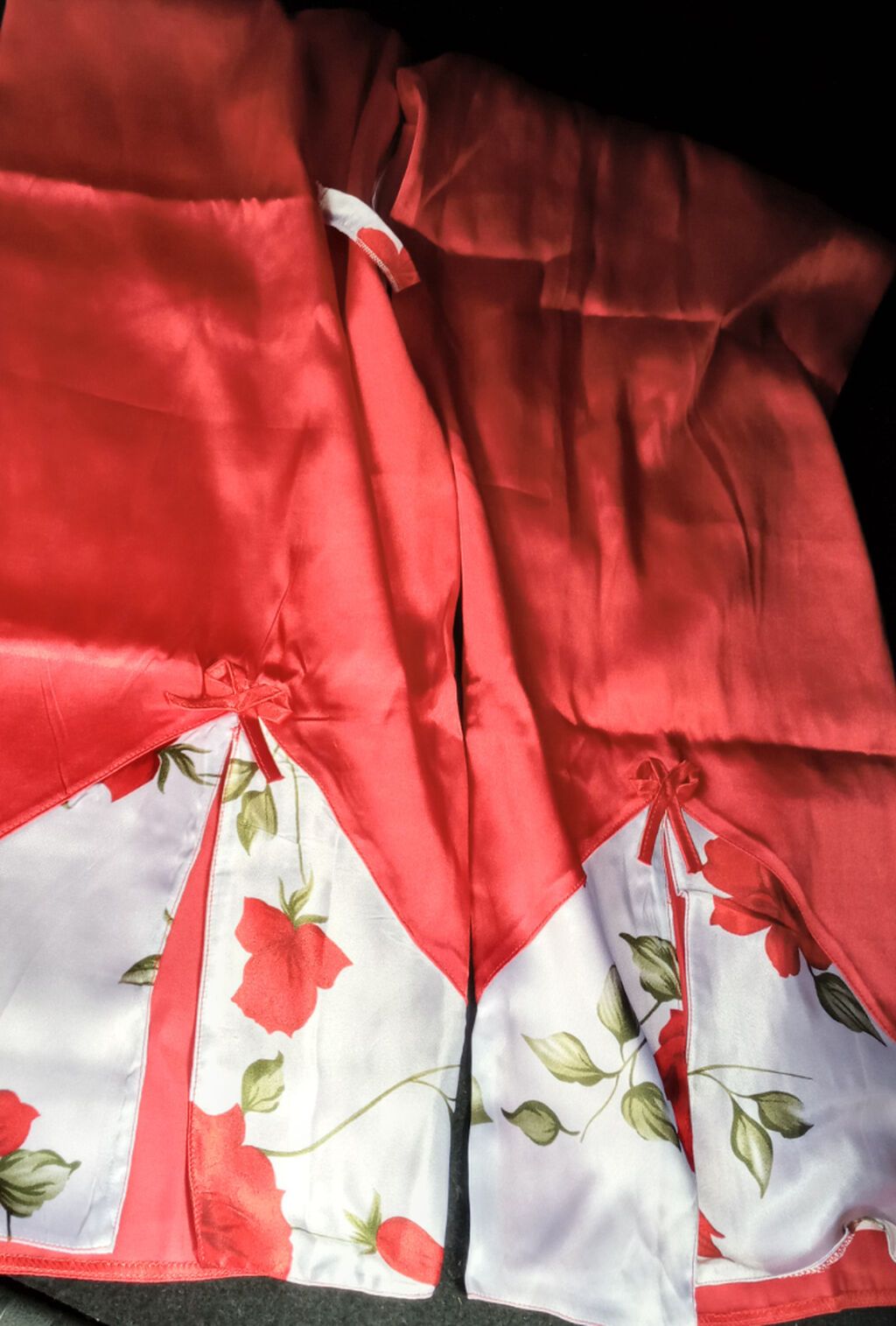 Qadın atlas pijama dəsti - 2 hissədən ibarət: nazik askılı atlas top — Şəxsi əşyalar, Bakı (4)