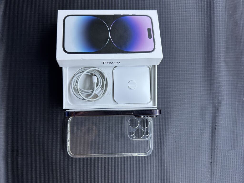 IPhone 14 Pro, 256 GB, Deep Purple, Zəmanət, Face ID, Sənədlərlə — Apple iPhone, Bakı (4)