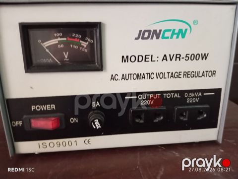 Jonchn AVR-500W – avtomatik gərginlik stabilləşdirici. Xüsusiyyətlər — Bakı