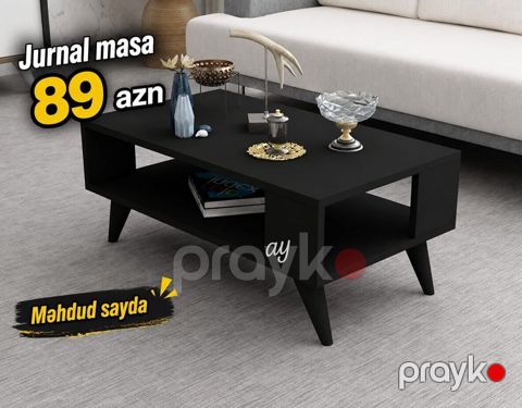 Düz masa, Açılmayan, Təkərsiz, Mat laminat, Zəmanətsiz