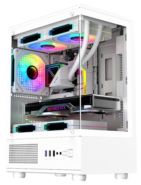Aquarium Case Ruix X1 Mona M-Atx White — Bakı
