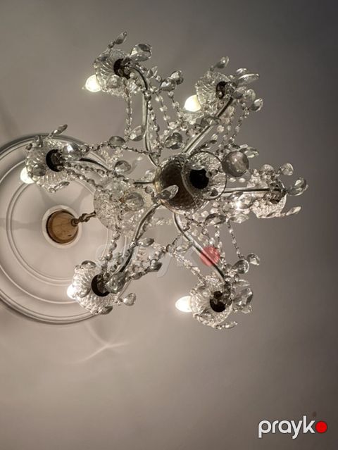 Çılçıraq, 6 lampa, Xrustal — Bakı