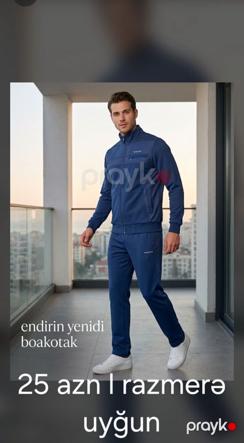 İdman dəsti, Maraton, rəng - Göy — Bakı