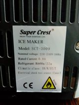 Super Crest ICE Maker – model SCT-3009 Masaüstü buzqıran/buz — Ice generators