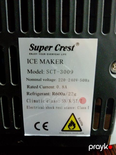 Super Crest ICE Maker – model SCT-3009 Masaüstü buzqıran/buz — Bakı