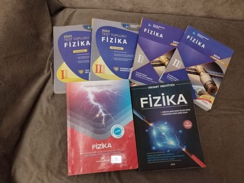 Fizika üzrə hazırlıq üçün kitablar dəsti - Dövlət İmtahan Mərkəzinin — Bakı