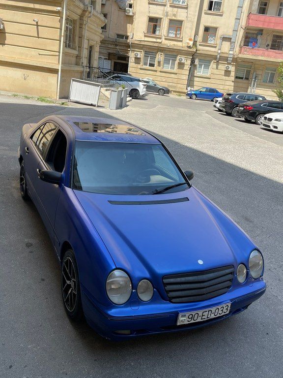 Mercedes E 240, 2.4 L, 1999 il, 393 000 km — Avtomobillər, Bakı (2)