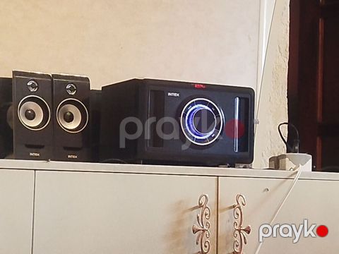 INtex 2.1 səs sistemi - Brend: Intex - Komplekt: 1 ədəd sabvufer və 2 — Bakı