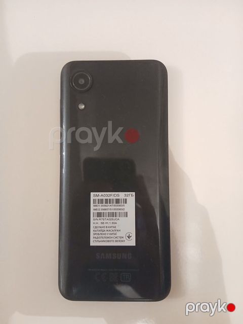 Samsung Galaxy A03, 32 GB, rəng - Qara, İki sim kartlı