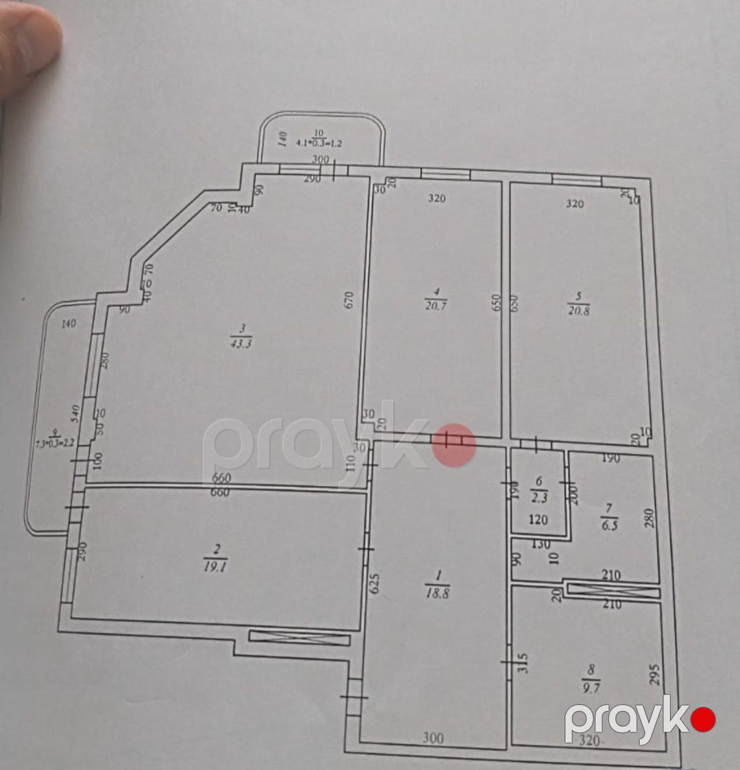 Satılır 3 otaqlı yeni tikili 155 m² — Mənzil, Bakı (2)