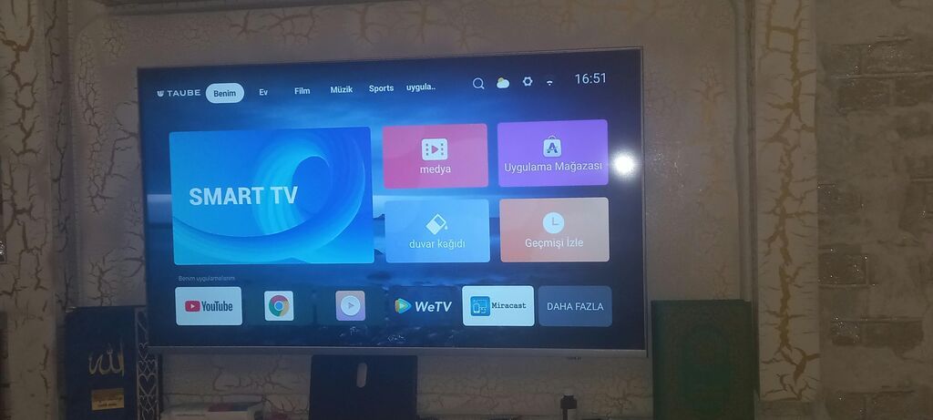 Smart TV – Taube interfeysi ilə - Ekran: Təxminən 55–60 düym — Televizorlar, Bakı (3)