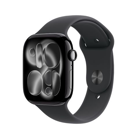 Apple Watch 11 Series 46 mm GPS Jet Black/Black Band — Bakı