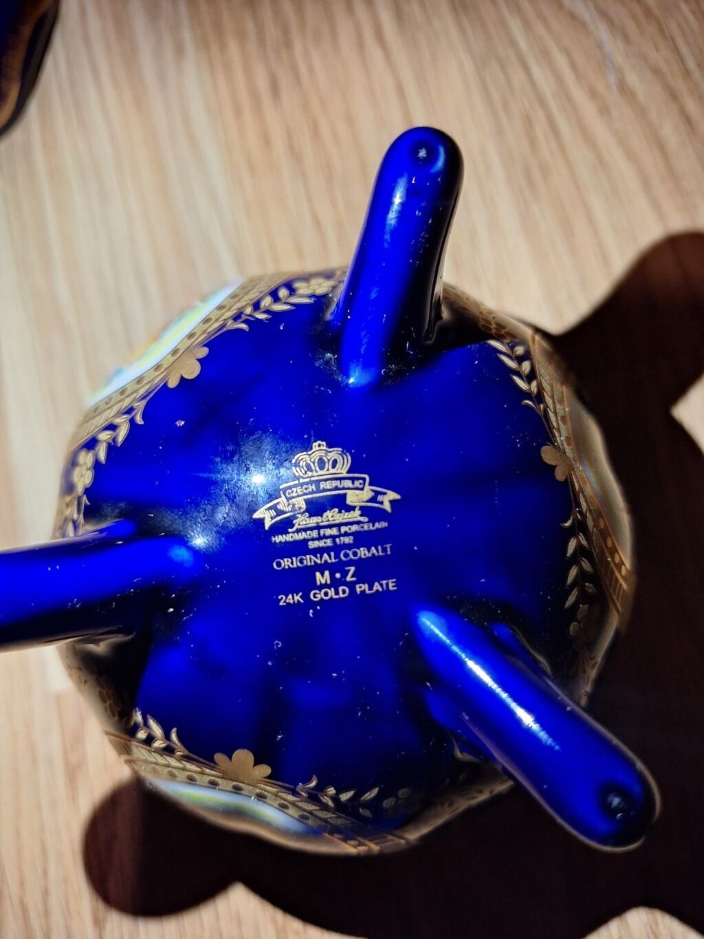 Çay dəsti, rəng - Göy, Farfor, Çexiya — Çaynikler və qəhvə qabları, Bakı (7)
