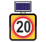 Günəş enerjili yol nişanı — Anbar