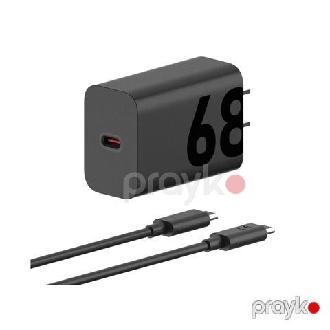 Charger Usb-c Moto 68W + Cable-C Turbo Power Black — Bakı