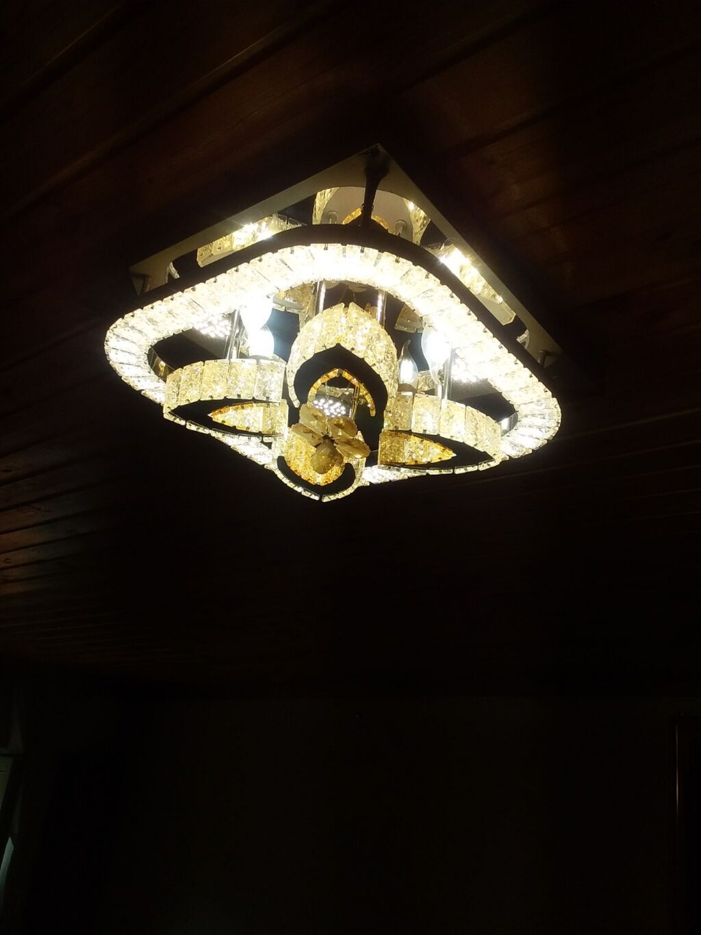 Led Çılçıraq, 4 və daha çox lampa, Xrustal — İşıqlandırma, Digah (6)