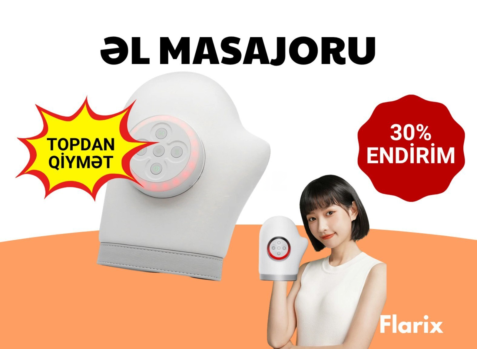 Əl masajoru portativ elektrik