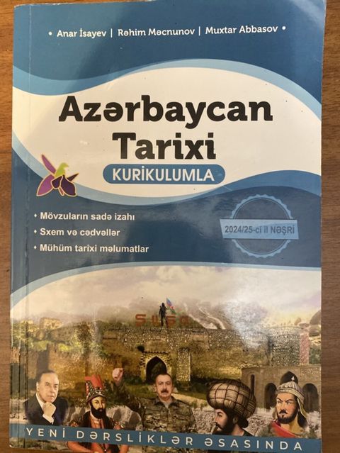 Məhsul: “Azərbaycan Tarixi – Kurikulumla” (2024/25-ci il nəşri) — Bakı