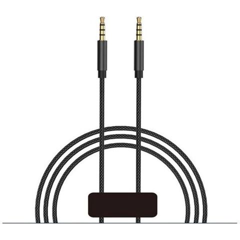 AUX Kabel Wiwu Stero YP01 Black — Smartphone Accessories