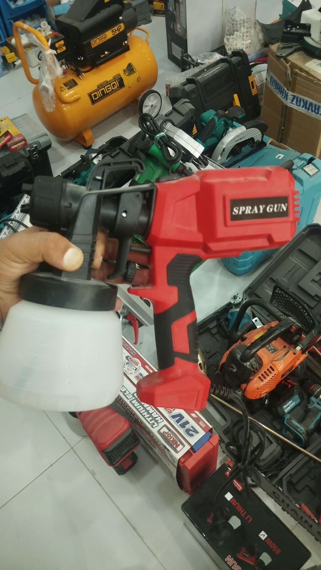 Məhsul: Elektrik boya püskürtmə aparatı (Spray Gun) Xüsusiyyətlər — Alətlər, Digah (2)