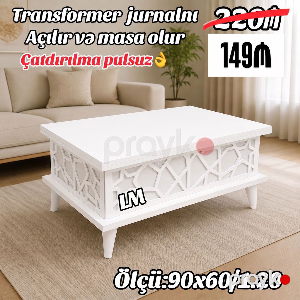 Jurnal masası, Yeni, Transformer — Masalar, Bakı (3)