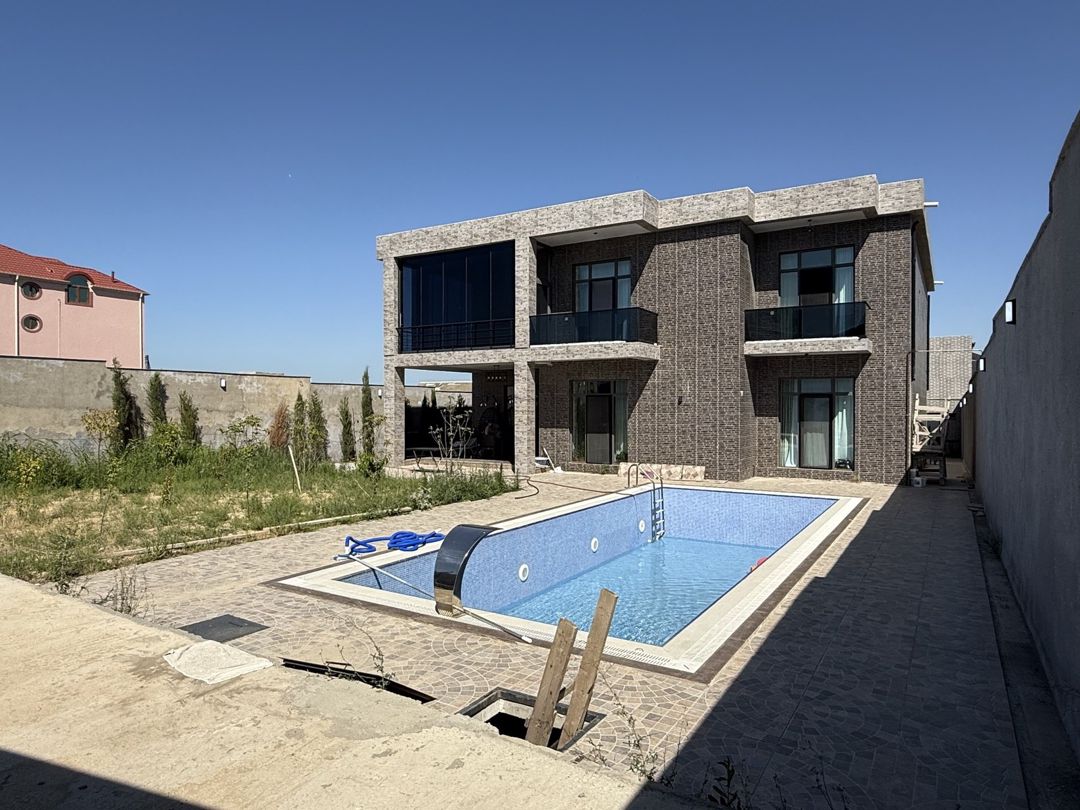 Satılır 7 otaqlı həyət evi/bağ evi 400 m² — Ev, villa, Bakı (2)