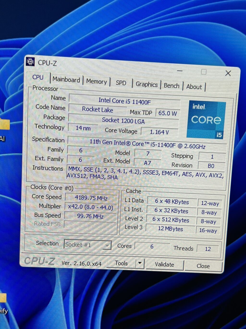 Gaming PC satılır. CPU: Intel Core i5-11400F GPU: RTX 3050 8GB — Elektronika, Bakı (5)