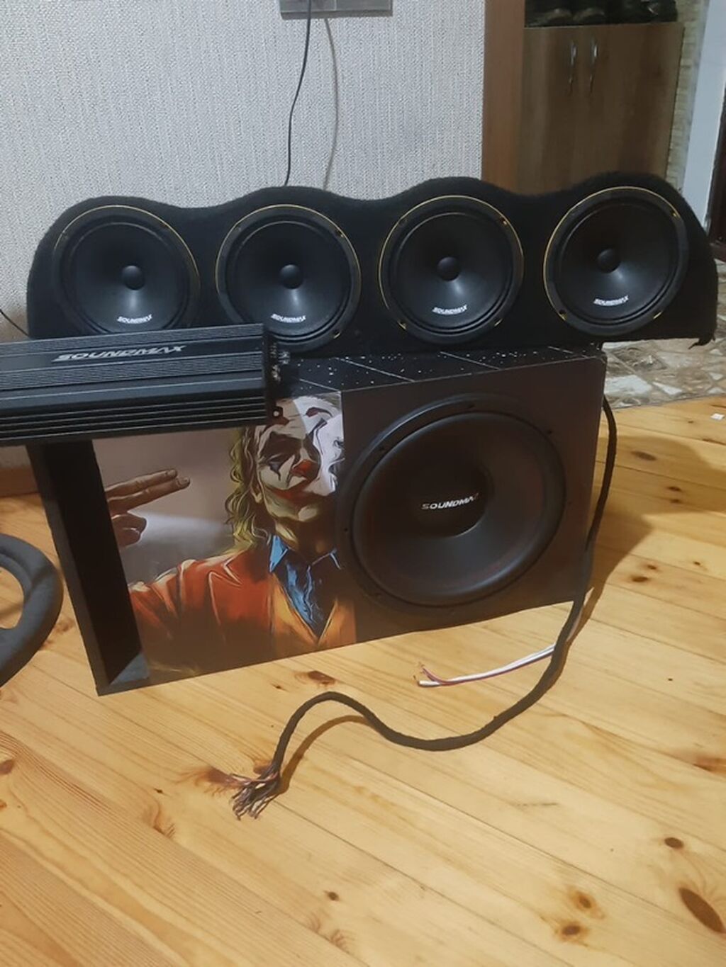 Soundmax avtomobil audio dəsti - 1 ədəd Soundmax sabvufer qutuda — Elektronika, Sumqayıt (2)