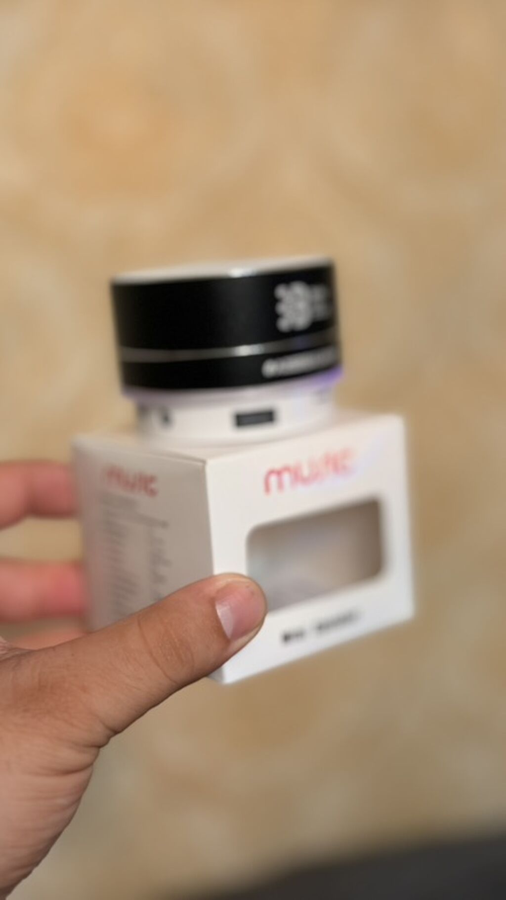Portativ Mini Bluetooth Dinamik - Kompakt silindrik dizayn, üst hissə — Elektronika, Bakı (2)